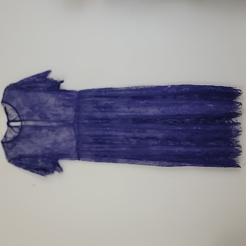 Avid Love Sheer Purple Lace Dress (Tag XL Wrong, Fits Like A Medium) M